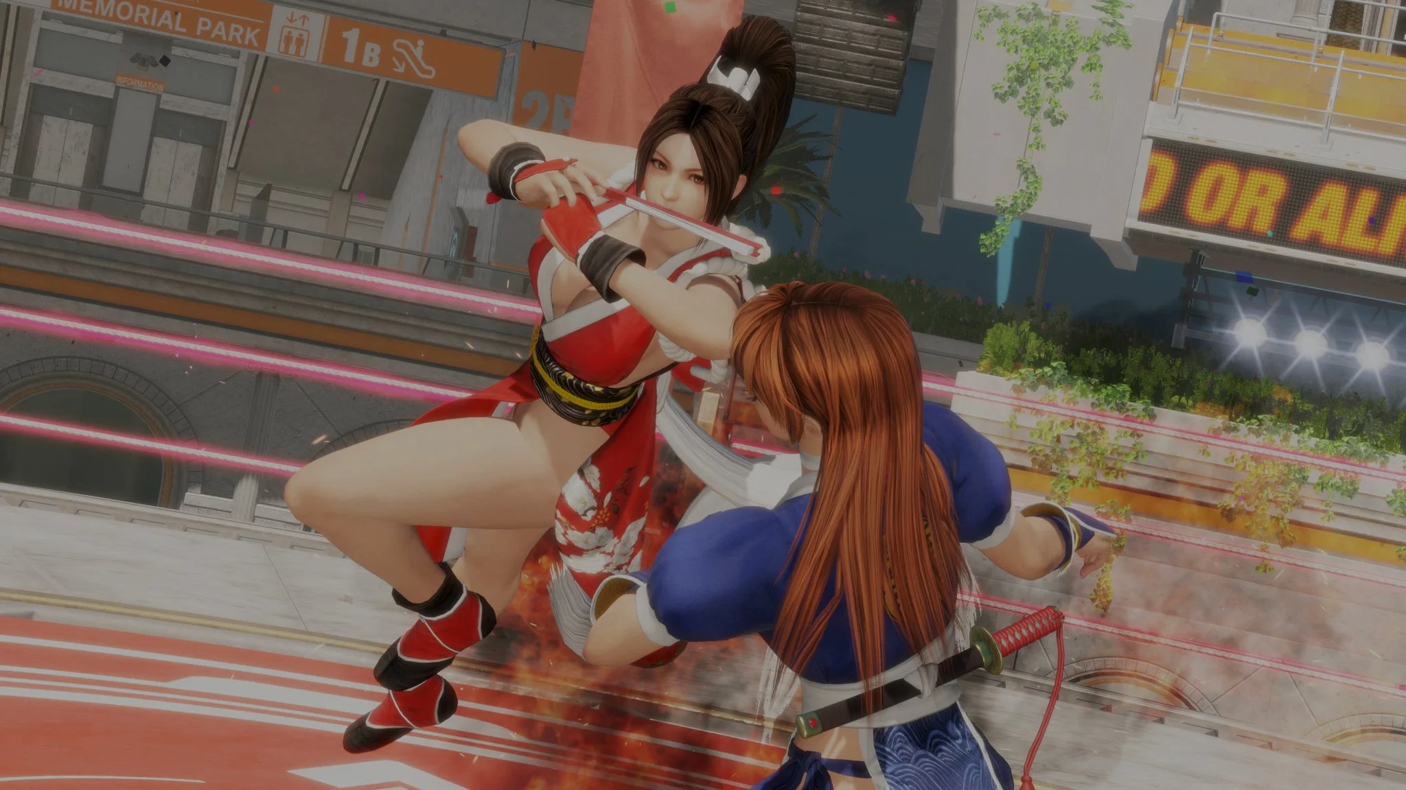 Mai Shiranui and Kula Diamond, Enter the Fray in DEAD OR ALIVE 6 Last Round!