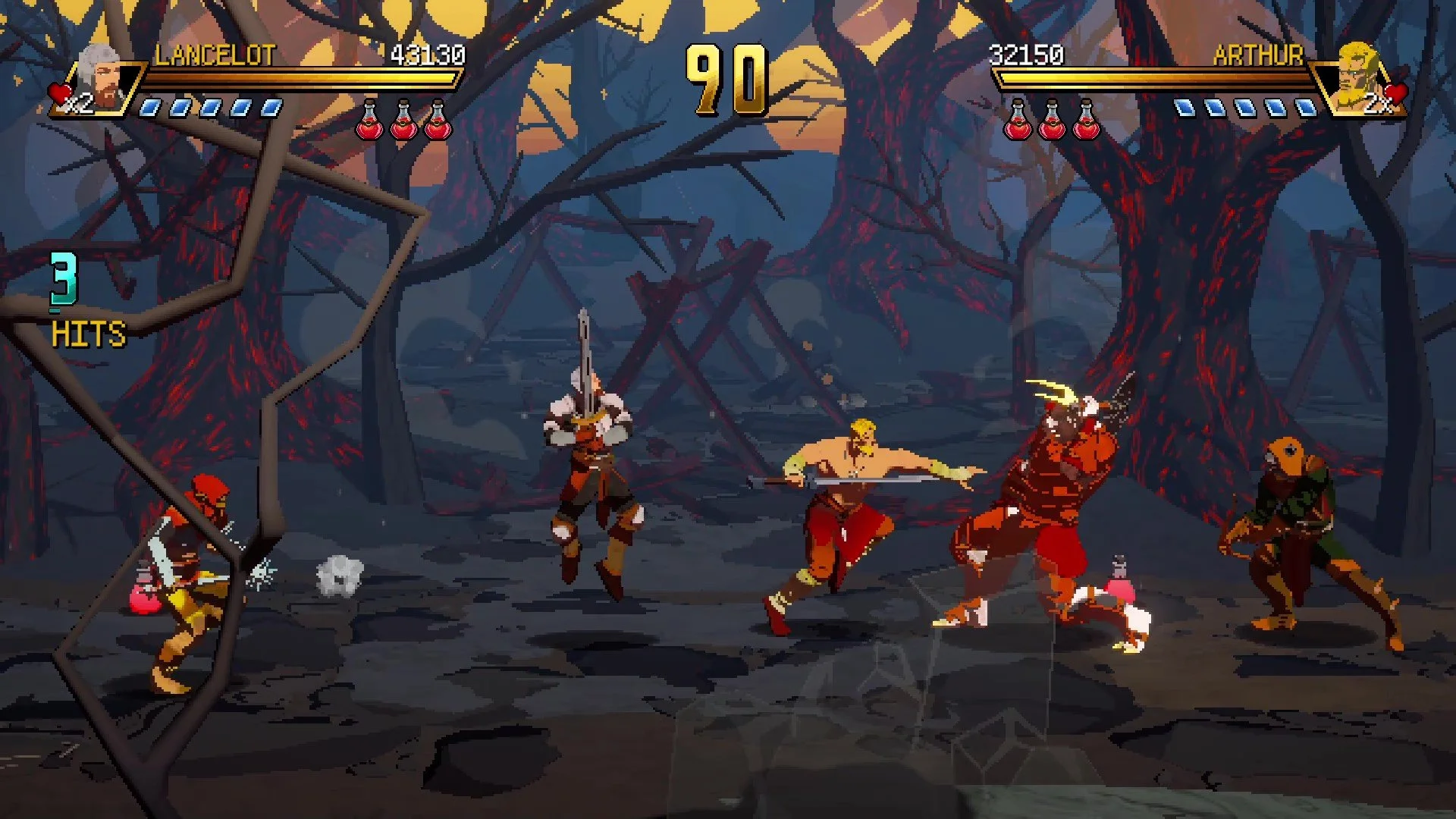 King Arthur meets Golden Axe: arcade brawler Blades & Battles is OUT NOW on PC and Consoles!