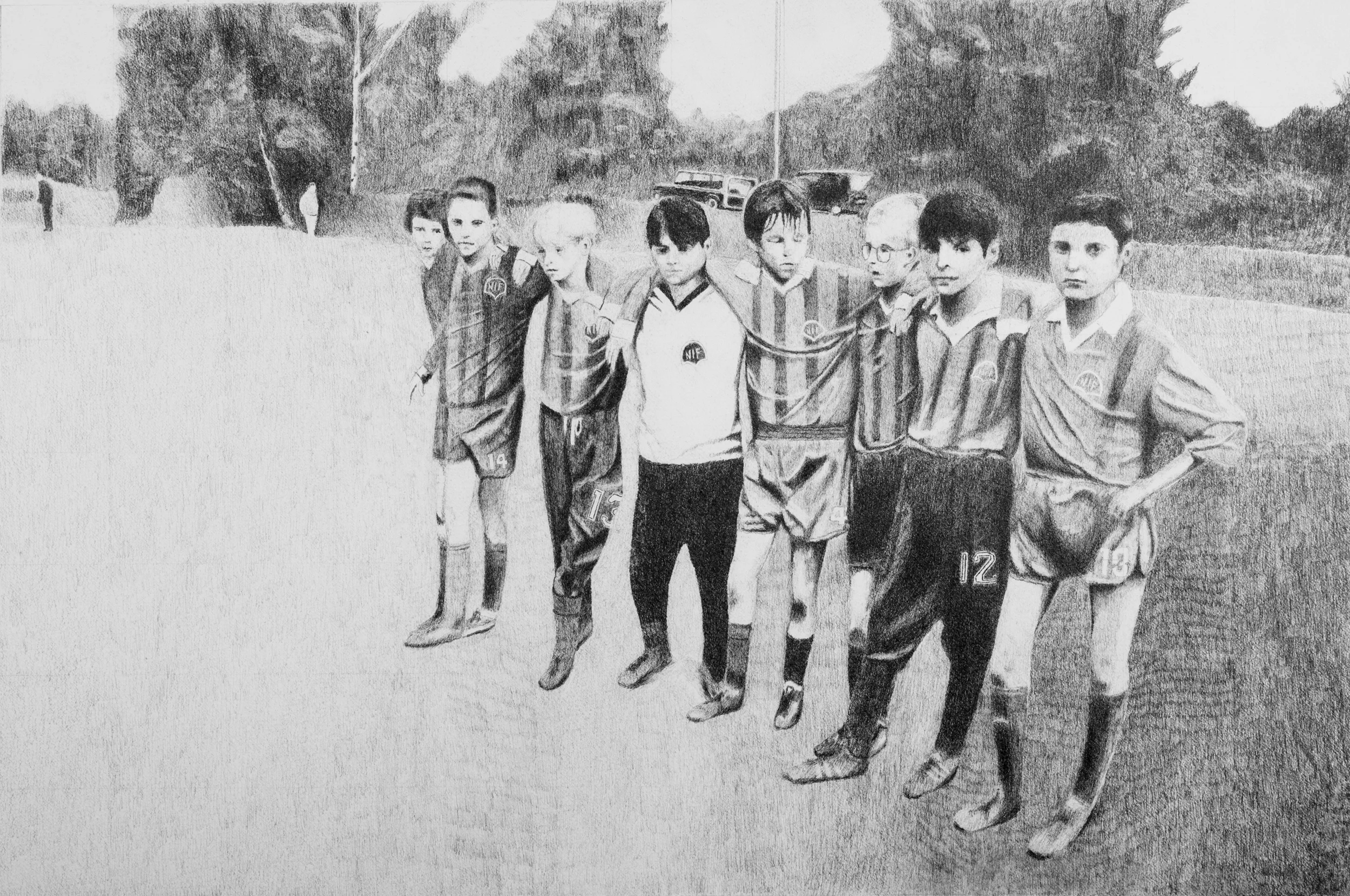 FUN AND GAMES / 2018 40x60cm / Pencil on Paper