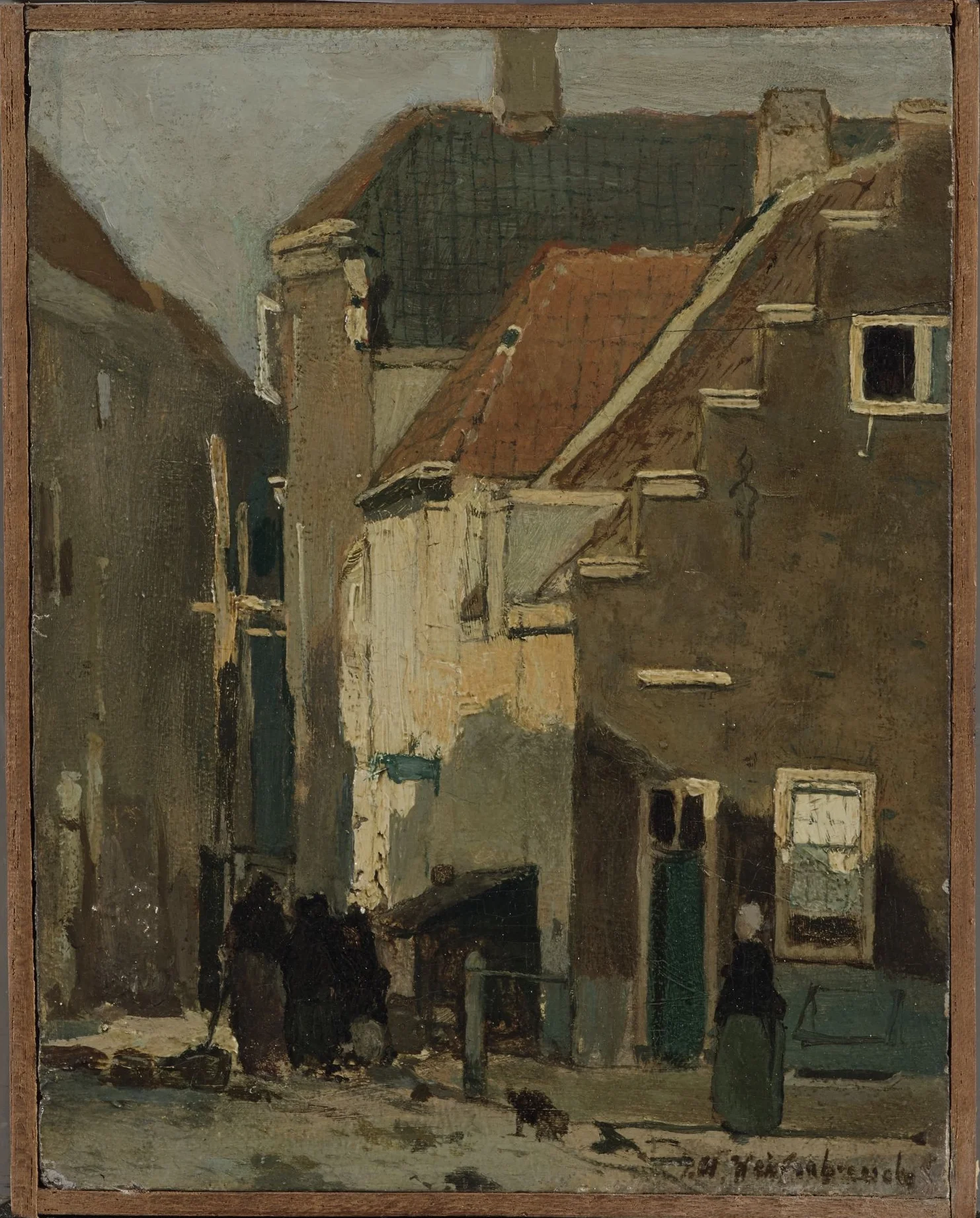 Kazernestraat in Den Haag voor restauratie in daglicht