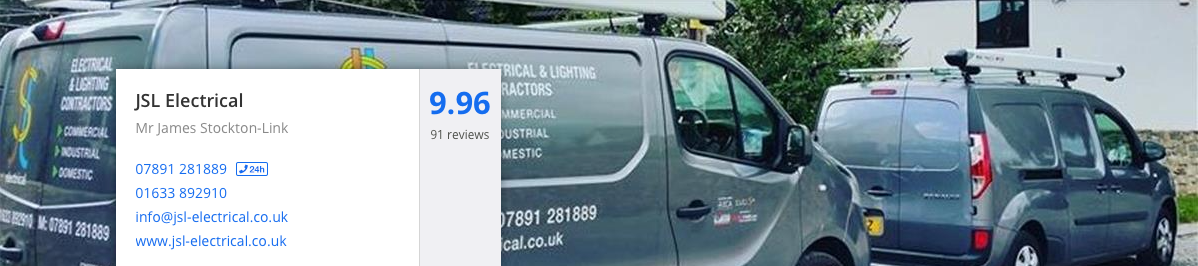 Our checkatrade score - correct as of 25th September 2017 