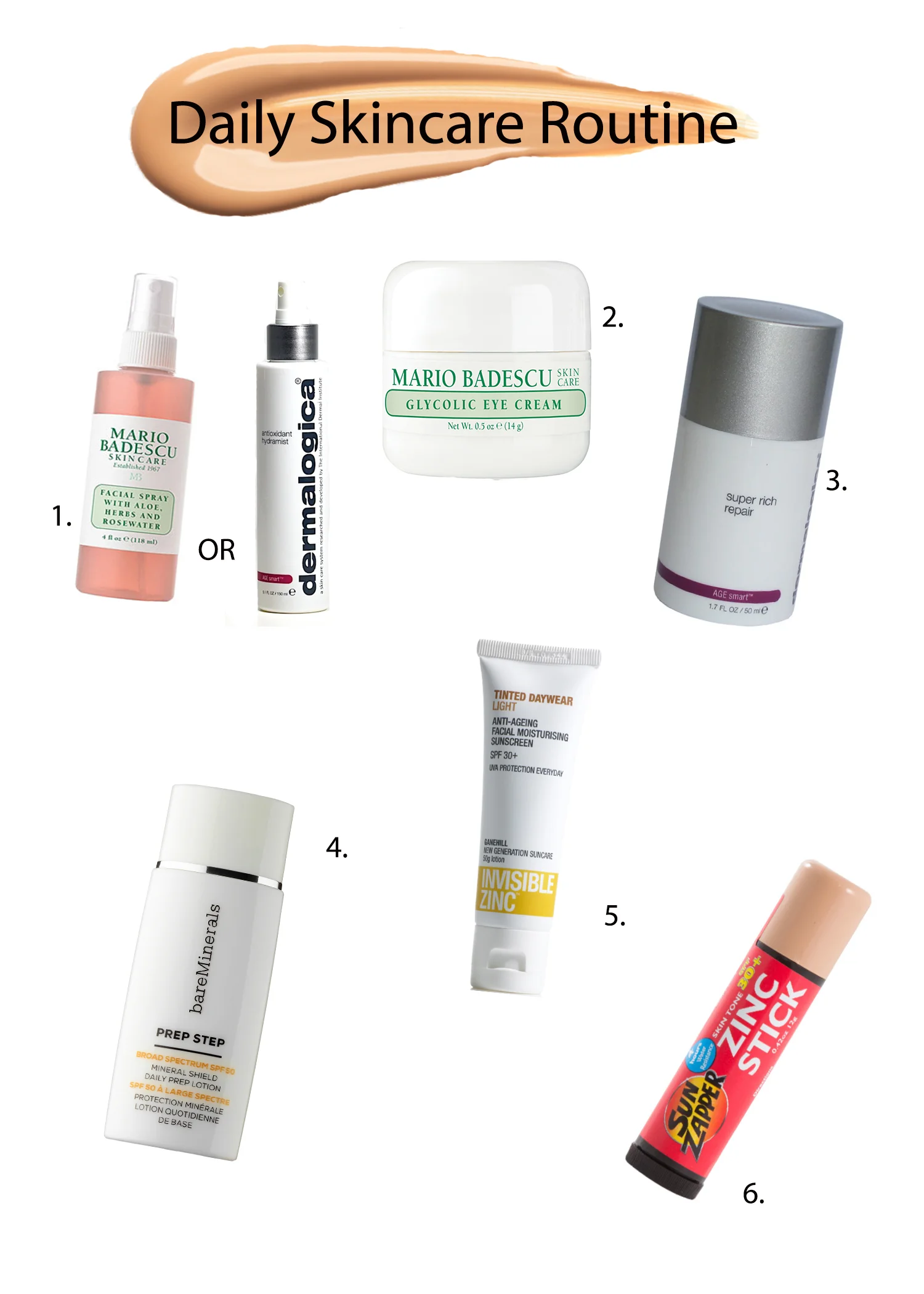 DAILY SKINCARE ROUTINE FOR GOLF