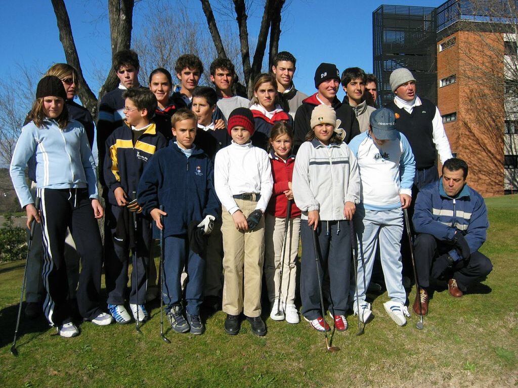 This is the majority of my teammates and the younger generation in our boarding school Centro de Alto Rendimiento, La Blume, in Madrid. Year… I can’t even remember. You probably recognize a few faces in this photo: Who can spot another Spanish LPGA star in this photo? There is also another very good player on European Tour — his name is Nacho Elvira. Not sure if you can recognize him, he is the second from the left in the back row. And, can you find me??