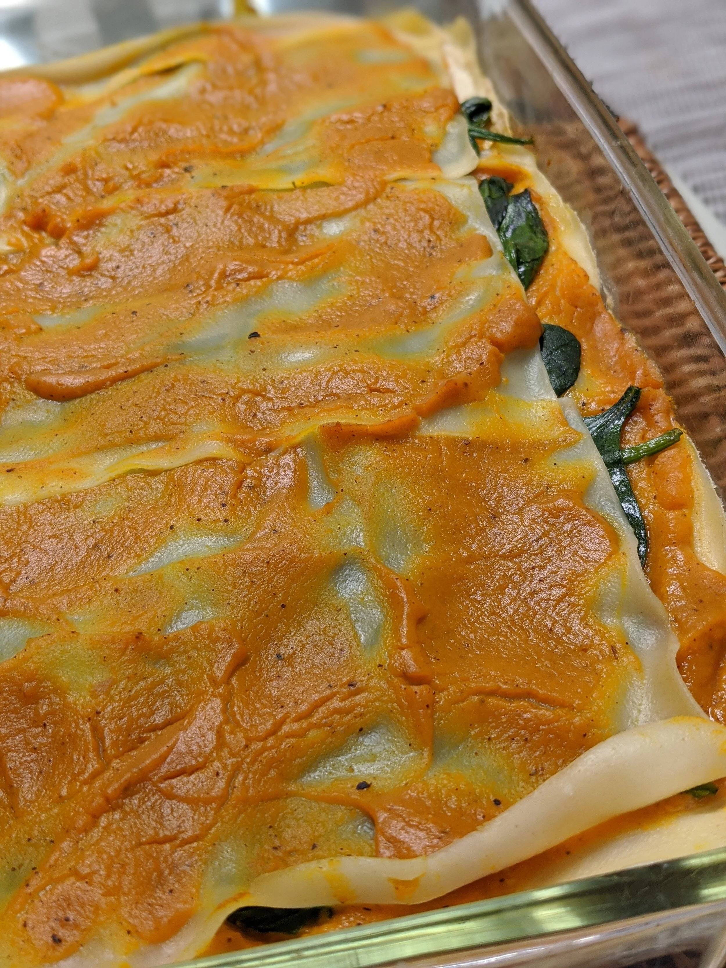 VEGAN PUMPKIN LASAGNA
