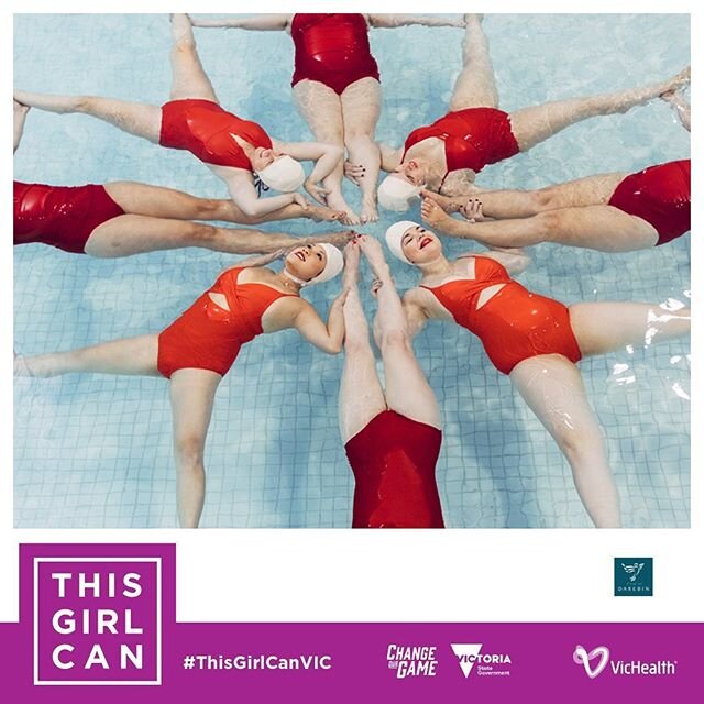 👄You clam swim with us‼️ Together with our BFFs at @Darebincouncil and @ThisGirlCanVic we&rsquo;re putting on a freeee water ballet workshop on Saturday March 28 💦💦💦 Come along, get wet and learn some tricks👯&zwj;♀️💕 Spaces are limited, so book