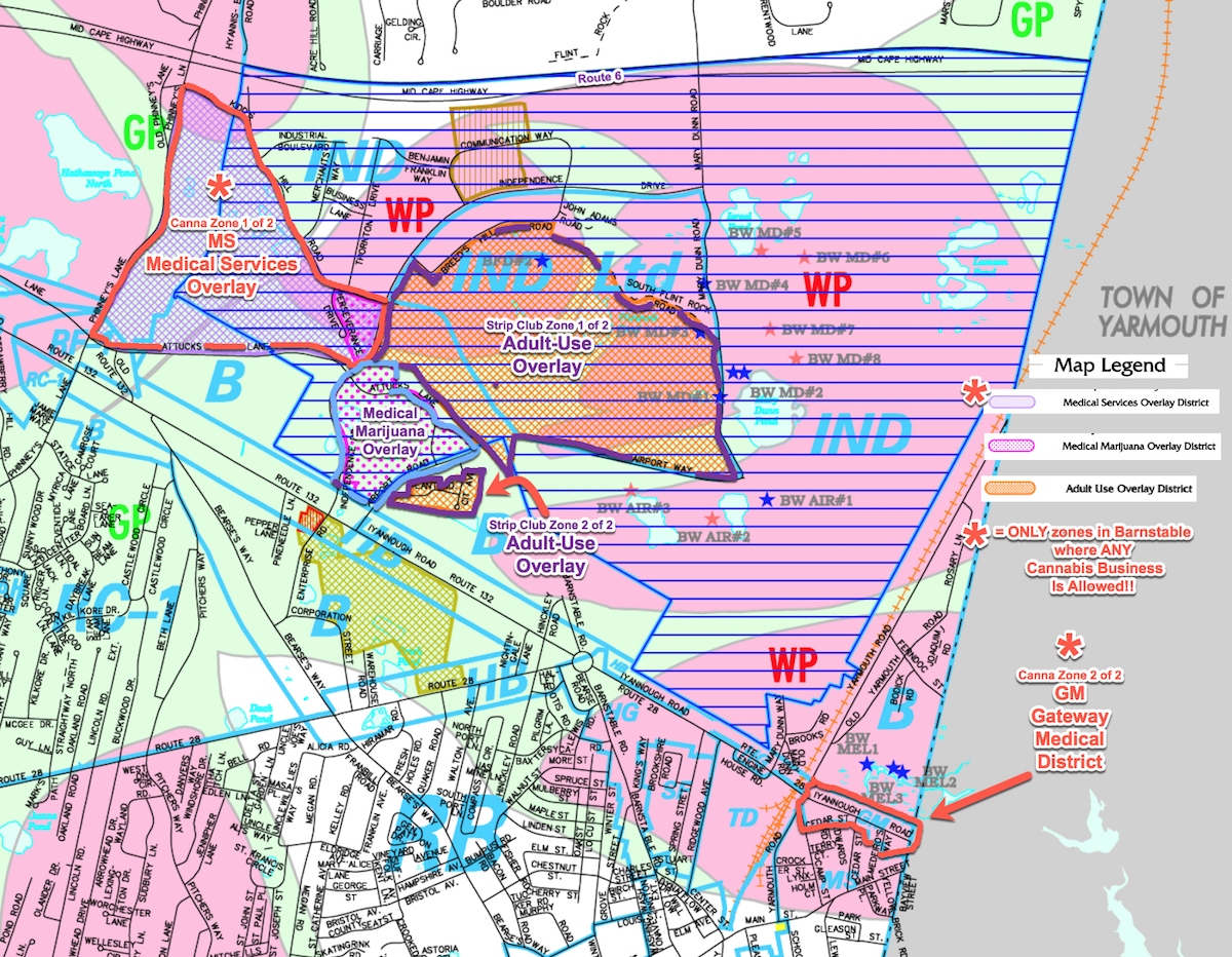 "MS Medical Services Overlay" and "GM Gateway Medical District" are the ONLY proposed zones not banning cannabis completely.