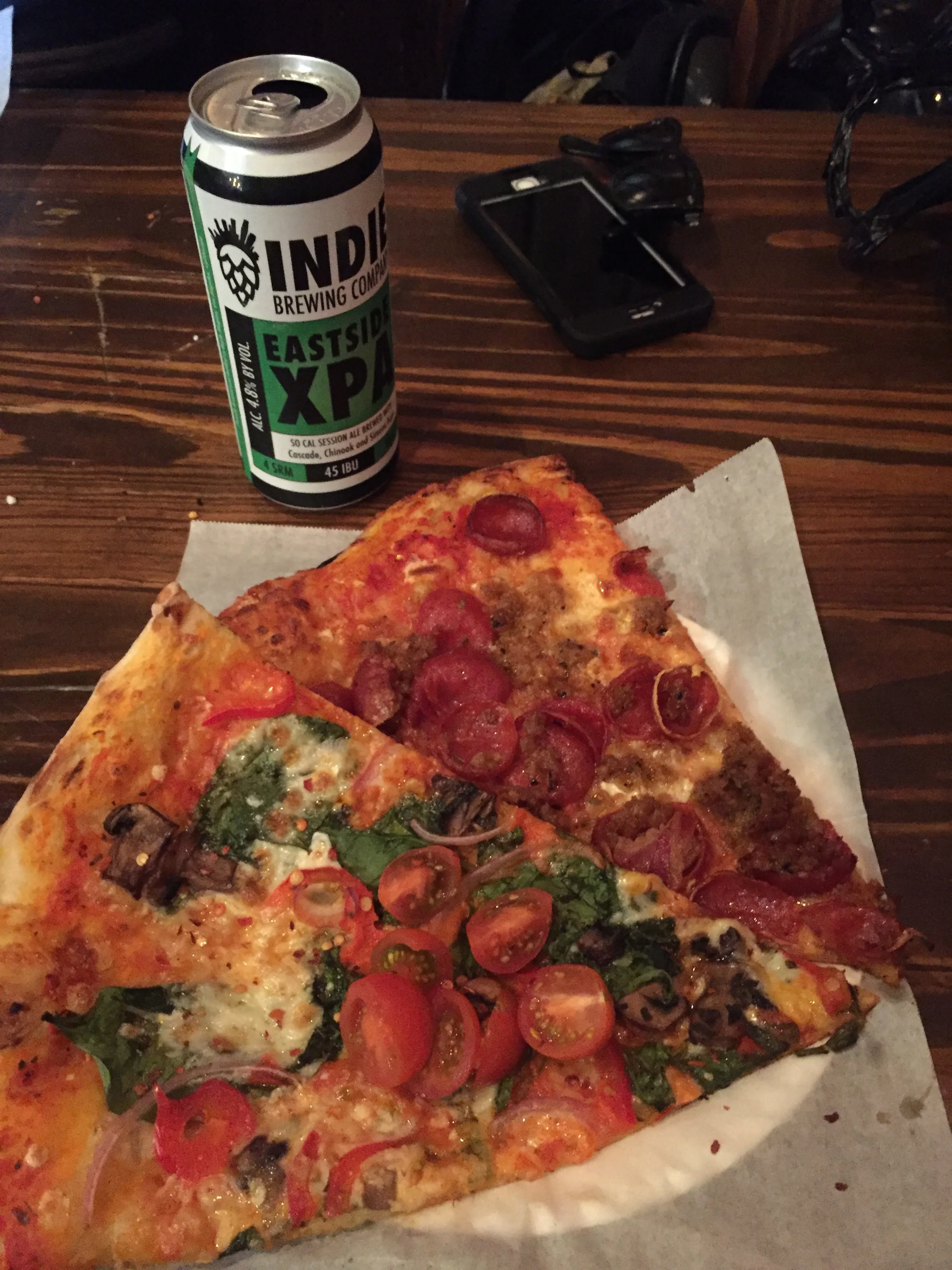 If you're in America, it's gonna be pretty hard to avoid pizza. I've had it on 5 separate occasions in the space of 3 weeks. Pizzanista sits at the top of my pizza list (bar Jon and Vinny's which is so much more than just pizza) because it's a casual place with a great atmosphere, cool staff, and very very good pizza (weirdly known here as 'pie') by the slice.