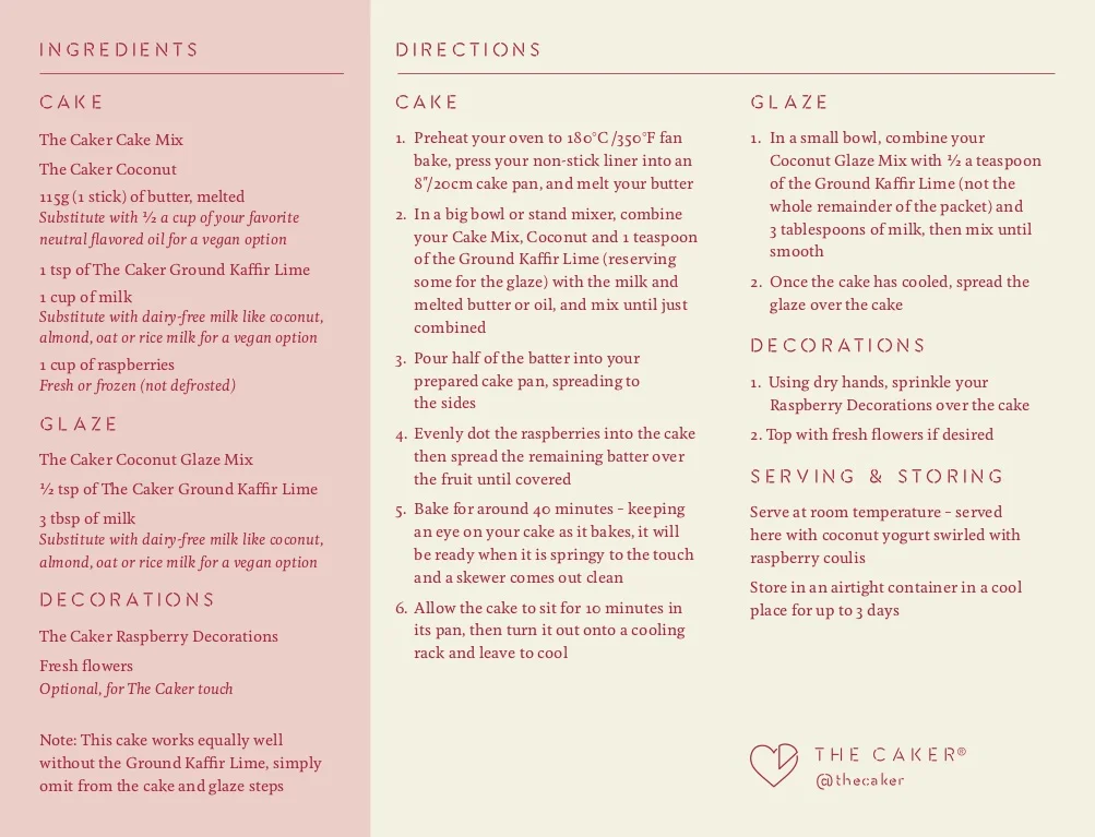 The Caker Coconut Raspberry Kaffir Lime Recipe Card.jpg