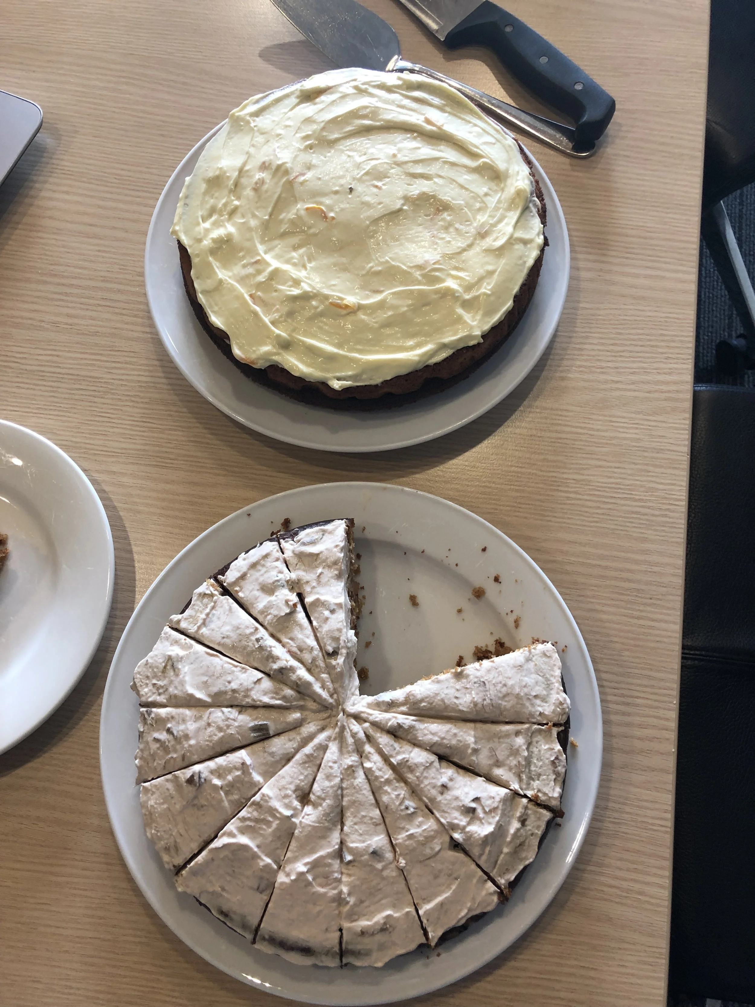 Rhubarb and Cardamom & Blackcurrant, Orange and Poppy Seed Cakes from Sunday Baking