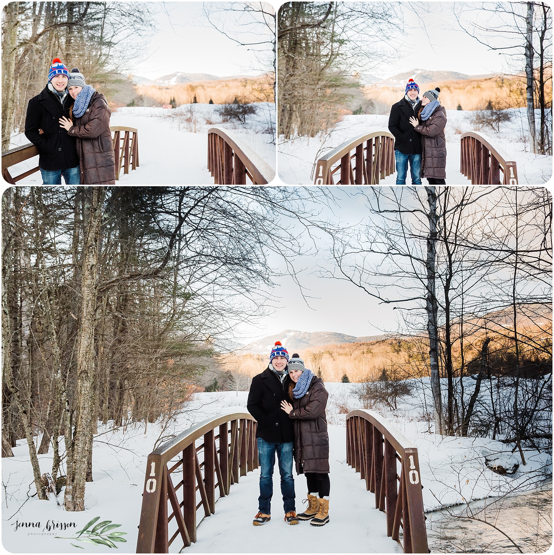 Winter Proposal Session In Stowe, Vermont