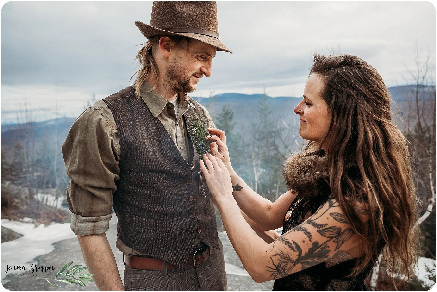 Vermont Destination Wedding Photographer Jenna Brisson