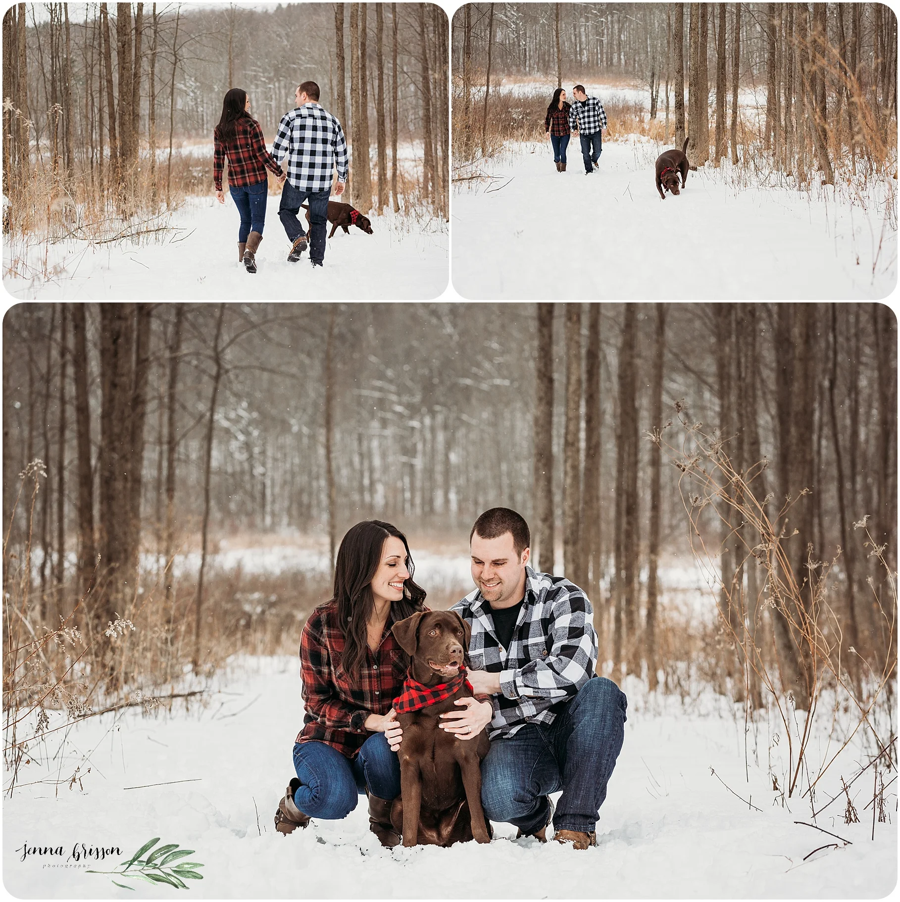Vermont Winter Engagement Session