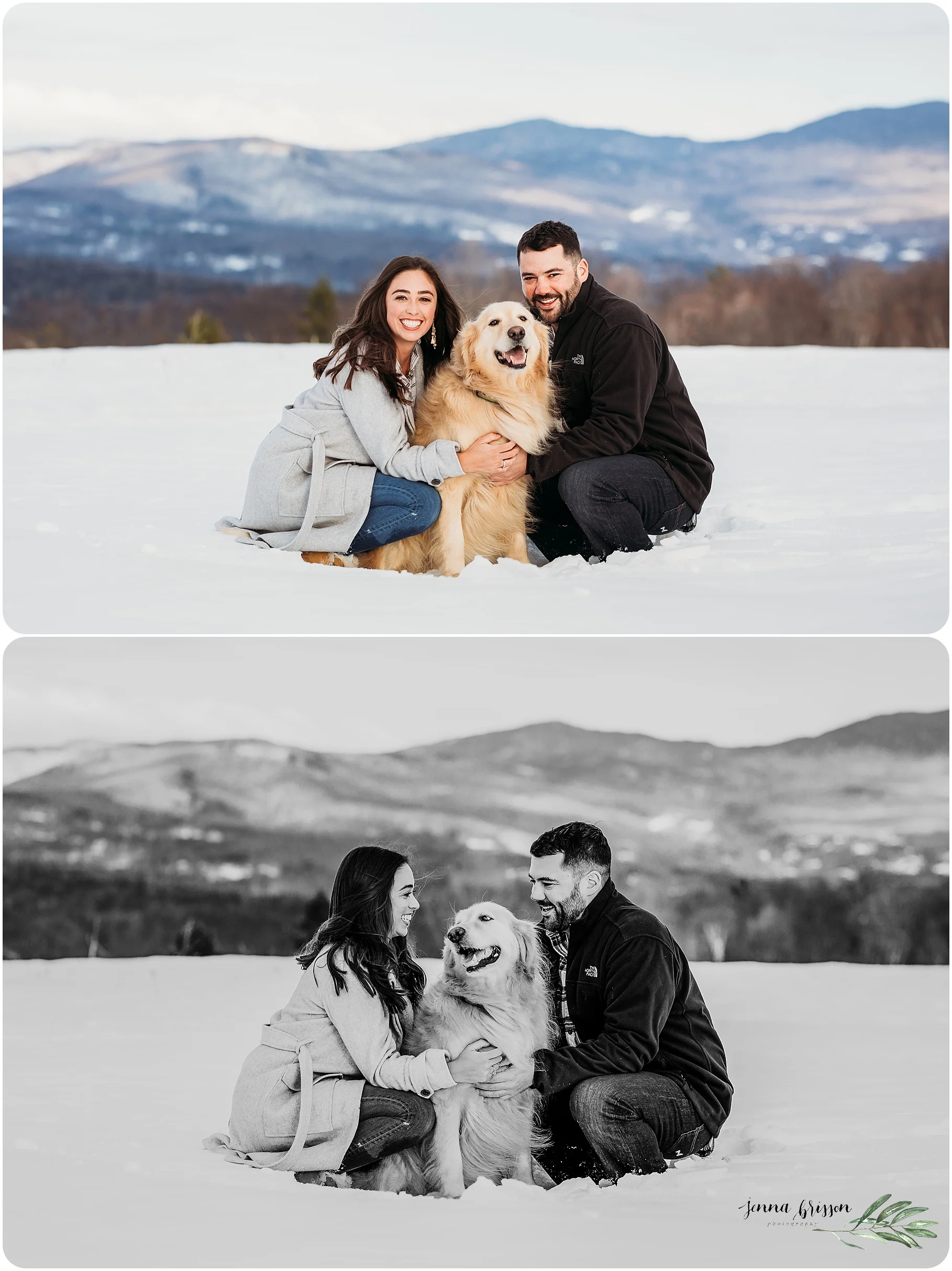 Couples Session With Pet Vermont