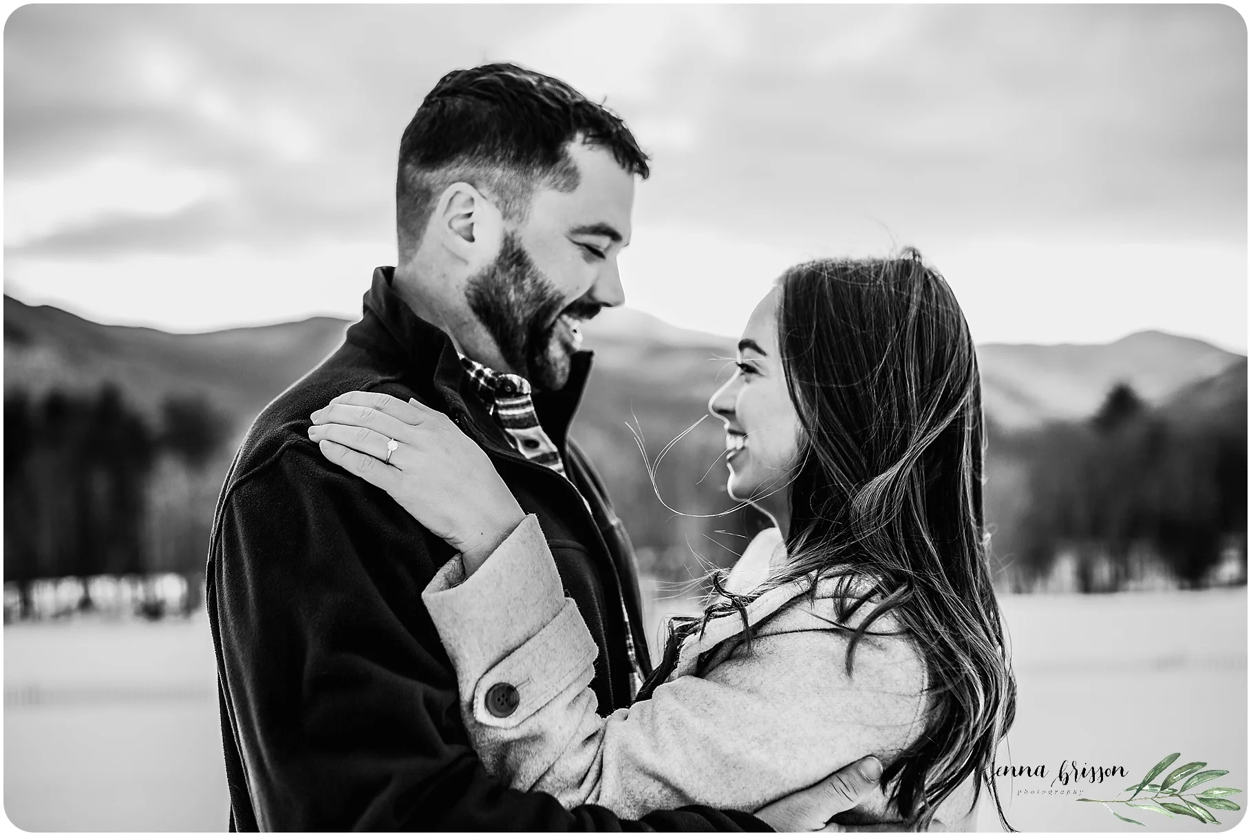 Romantic Vermont Engagement Session - Vermont Engagement Photographer