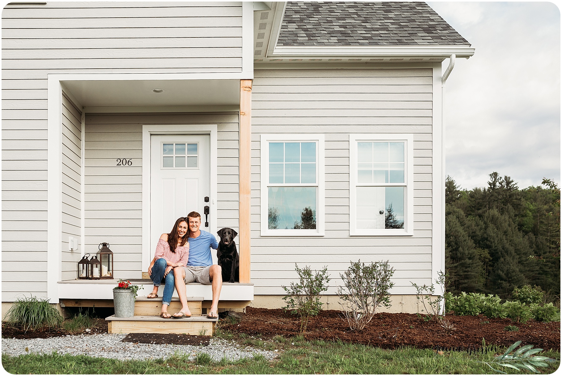 Vermont In Home Engagement Session 2 - Jenna Brisson Photography
