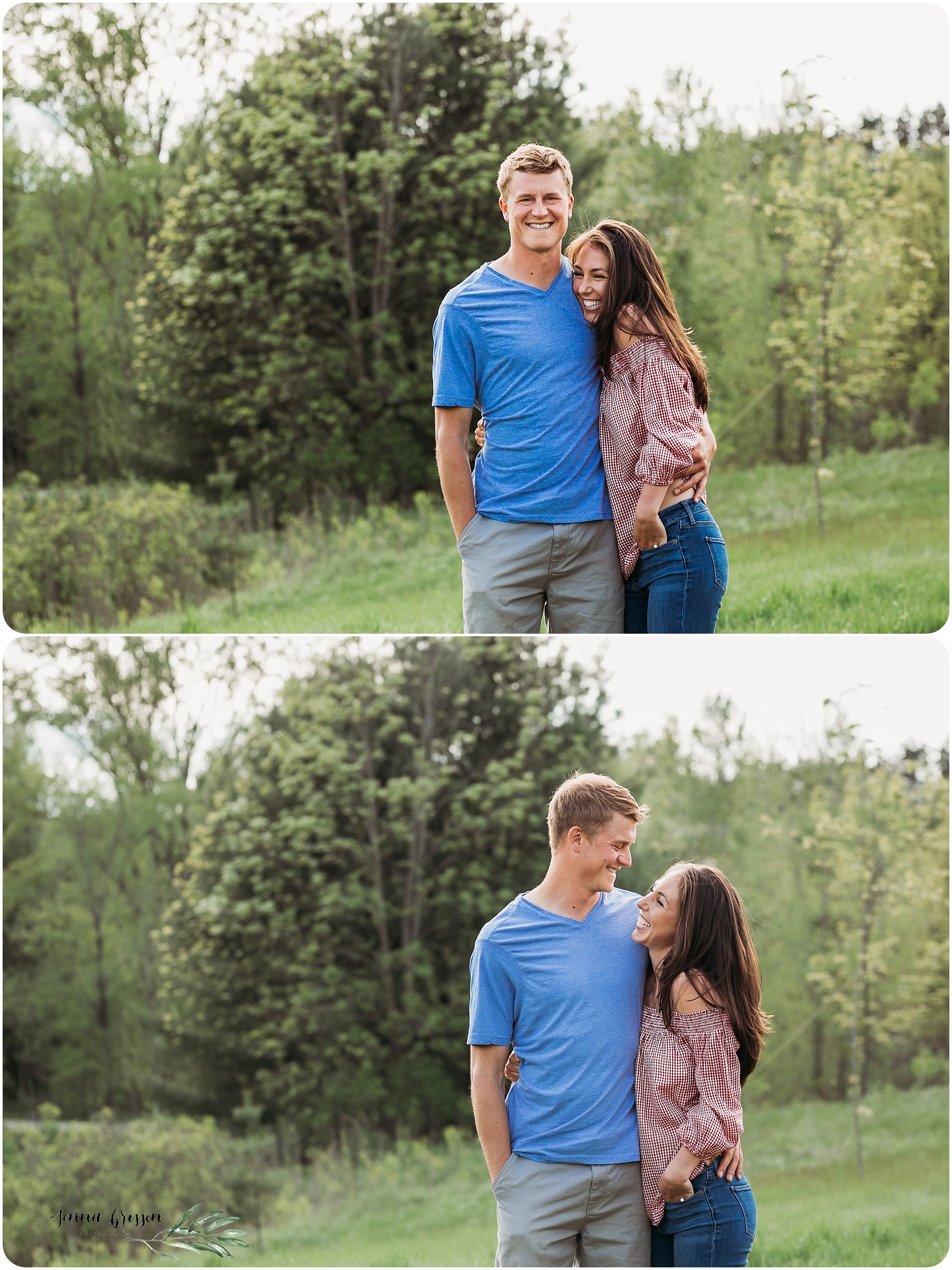 Vermont In Home Engagement Session 1 - Jenna Brisson Photography