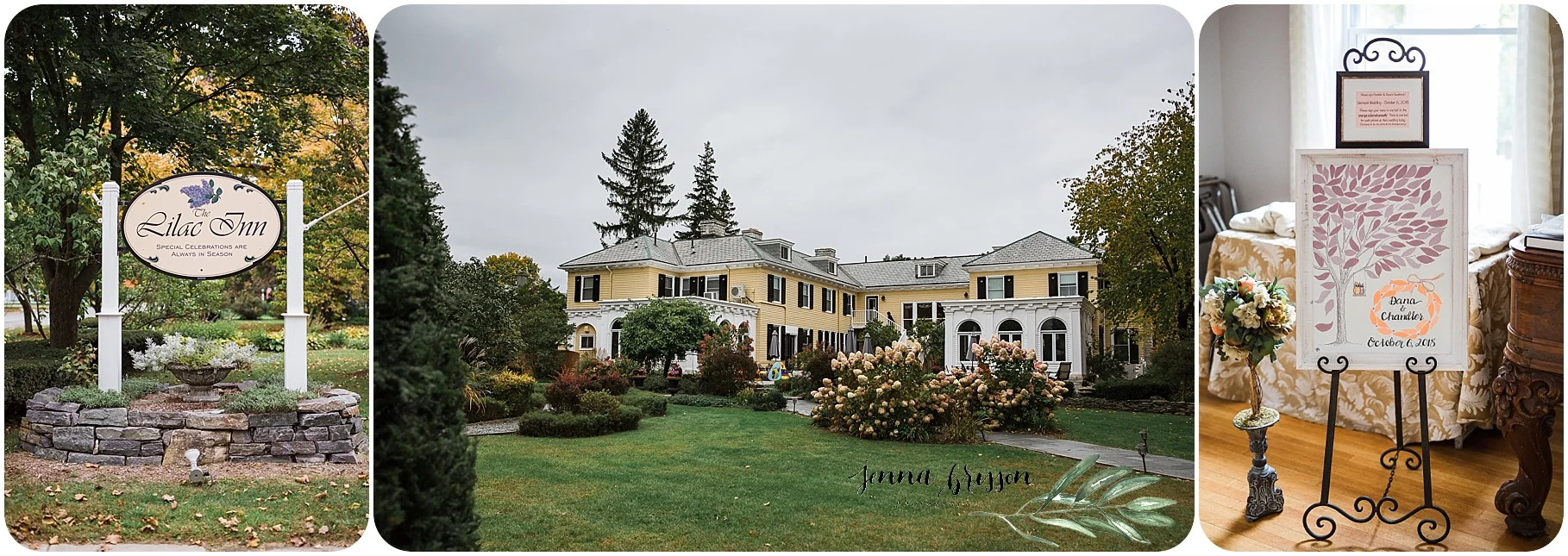 Wedding Photography The Lilac Inn, Vermont