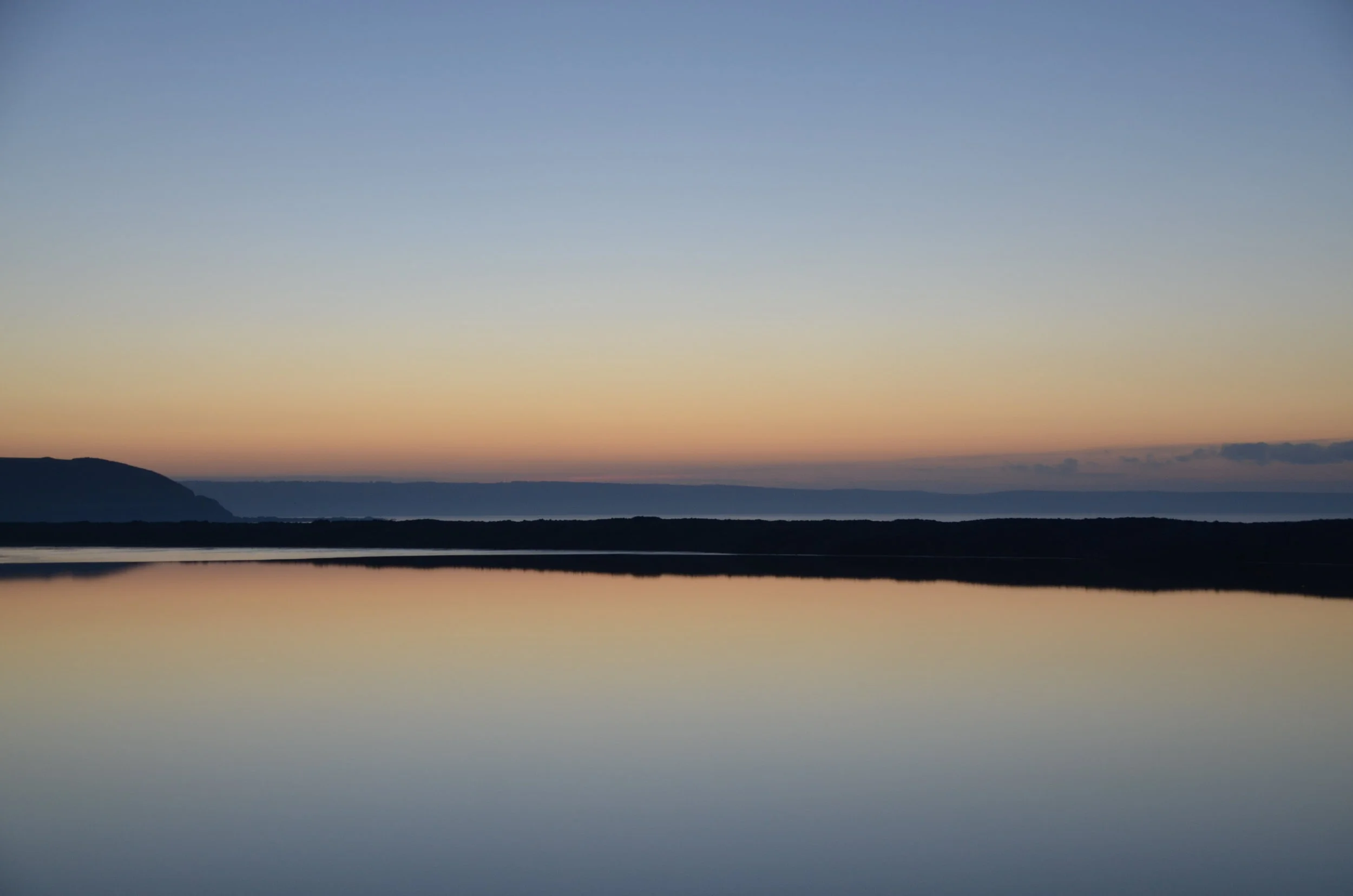 Sunset over the North Devon Coastline