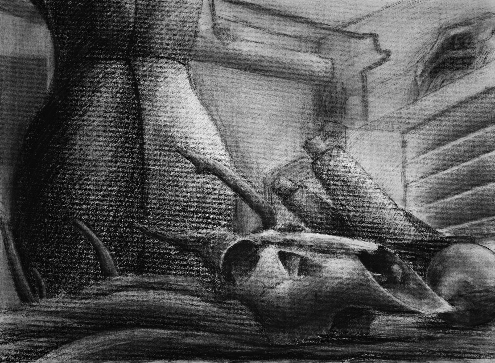 Charcoal Still Life