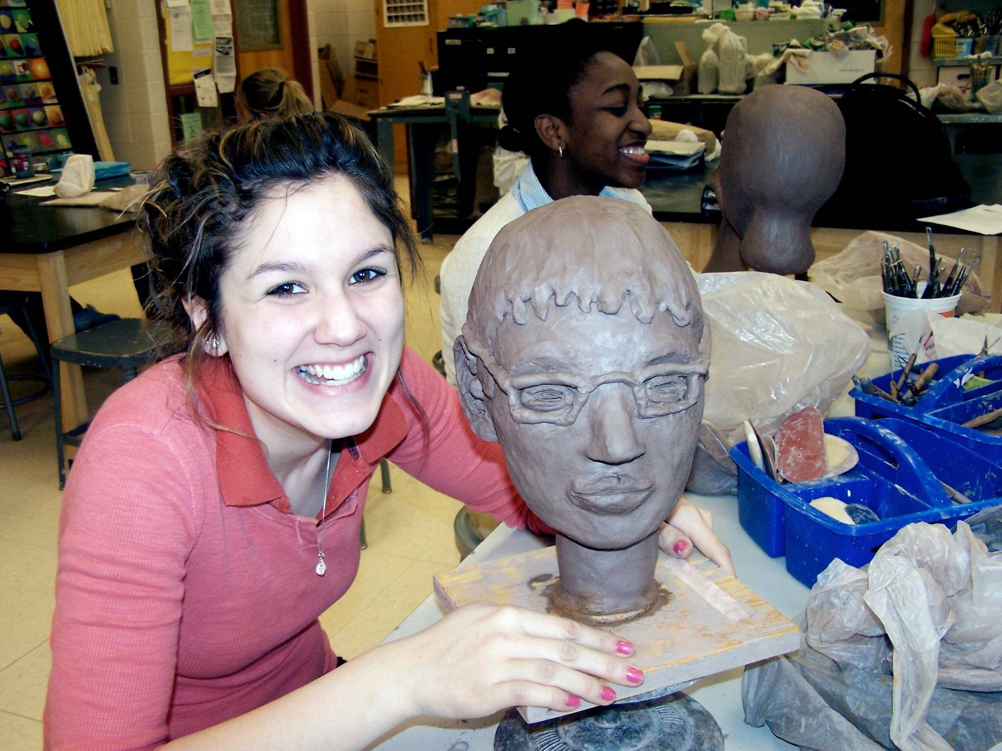 Students at work