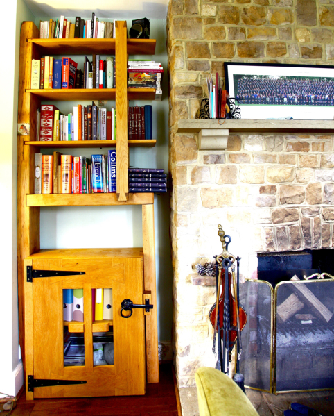 Farmhouse Alcove Bookcase