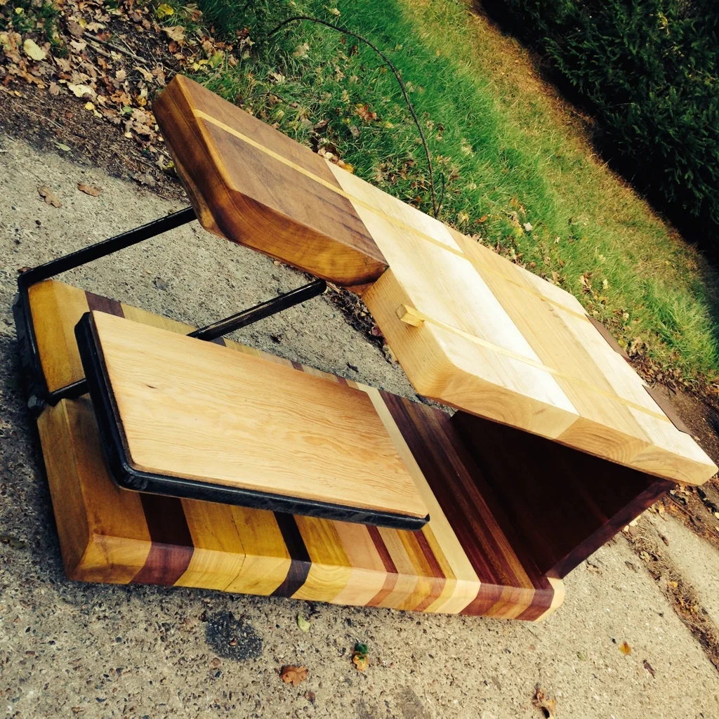 Mixed Wood Joinery Side Table