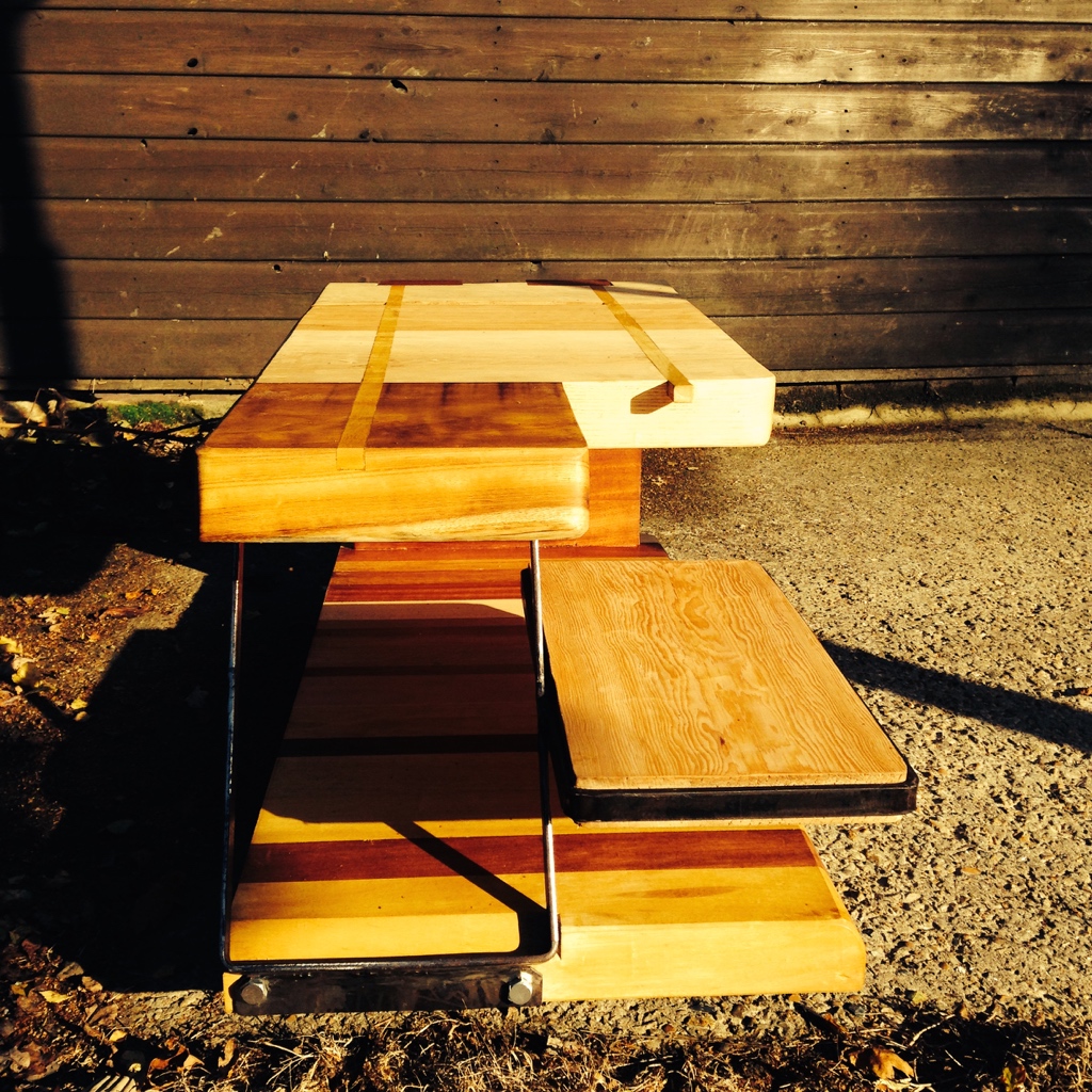 Mixed Wood Joinery Side Table