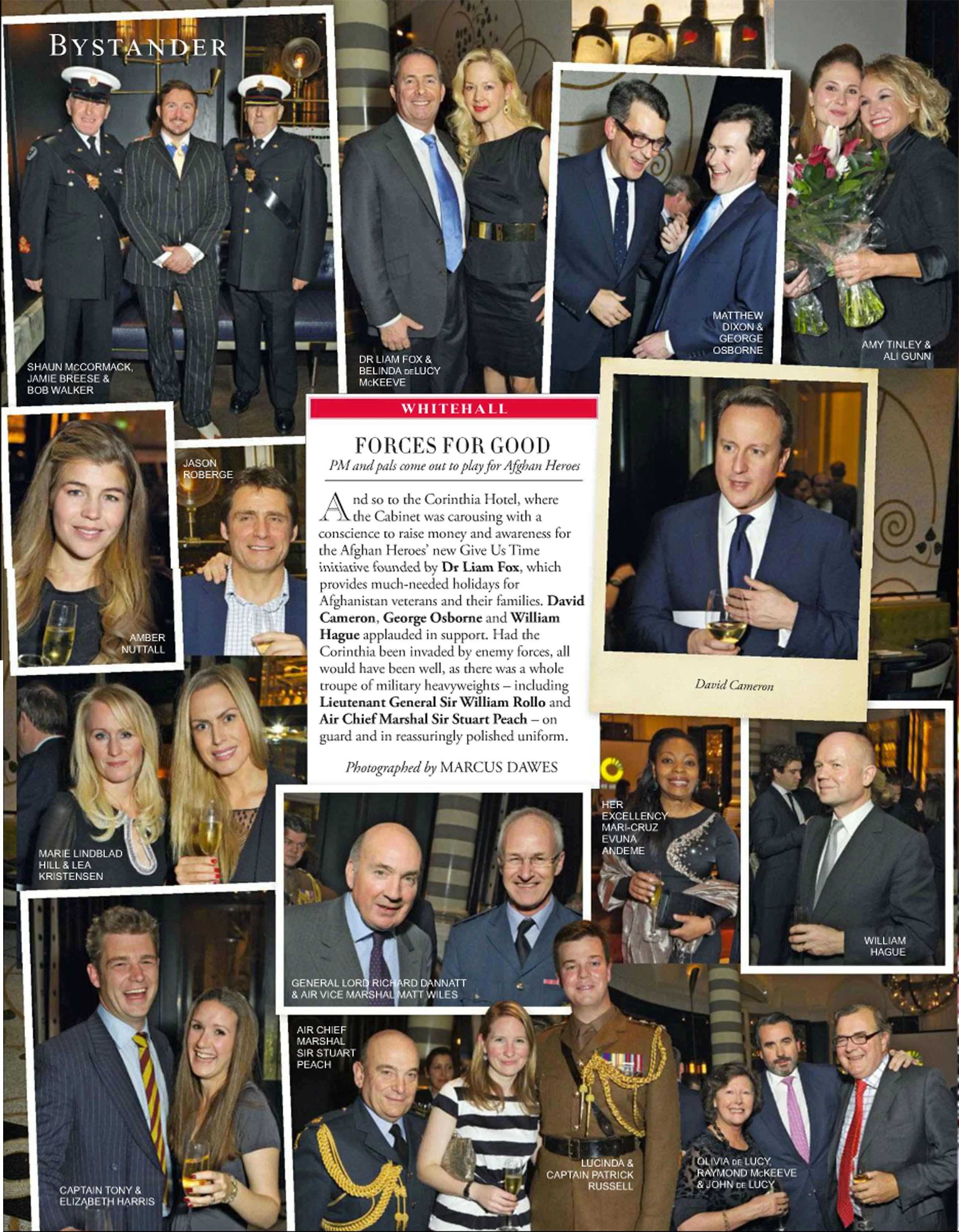 The Talter - Jamie (top left) acted as Auctioneer for this prestigious event in Whitehall, attended by Cabinet members and the Prime Minister