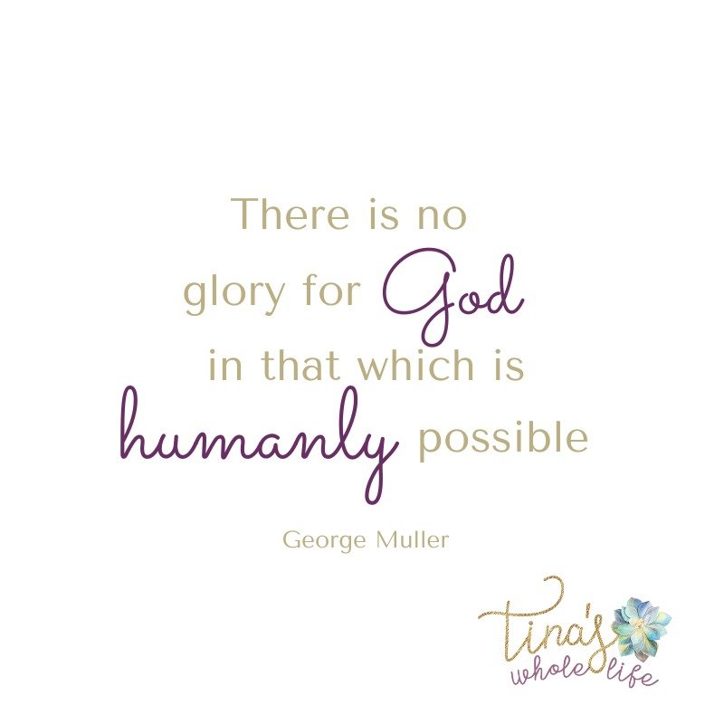 I am loving learning about great men and women of God from the past and hearing their incredible testimonies of how God was present and active miraculously in their lives.

George Muller is one of those people who I just keep going back to and whose 
