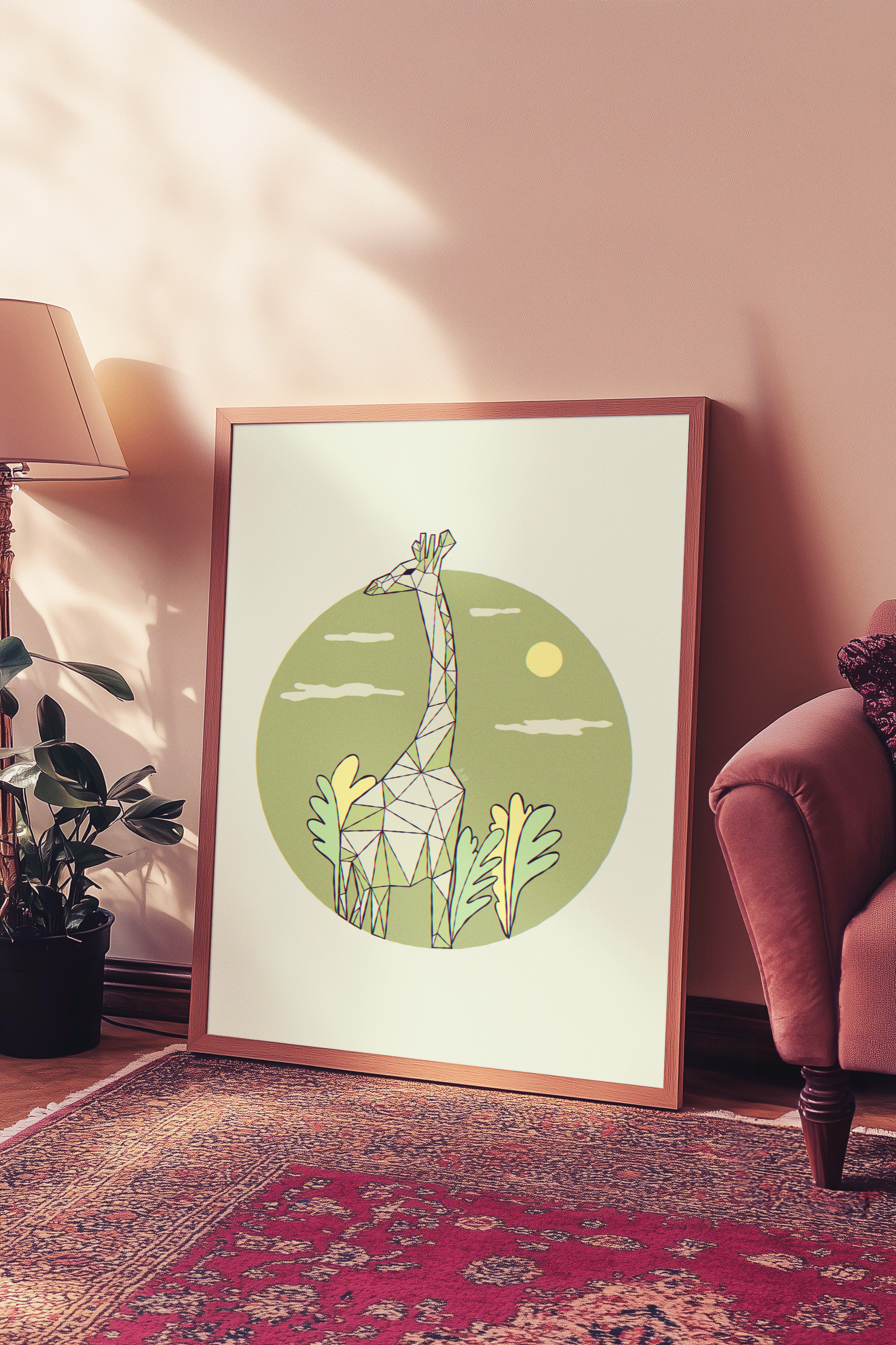 Giraffe // 30x40cm art print