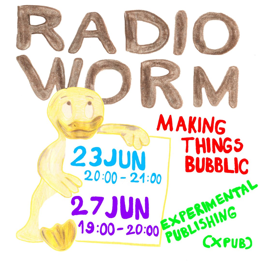 [Making Things Bubblic] // Grad Radio Shows