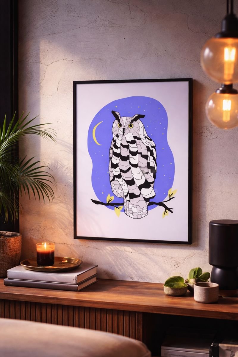Owl // 30x40cm art print