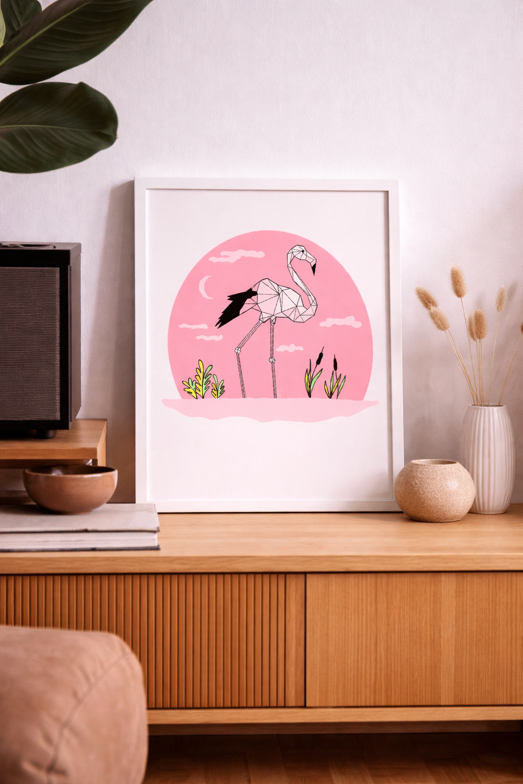 Flamingo // 30x40cm art print