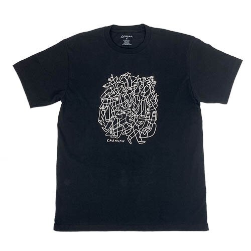 LB Lines Black T-Shirt