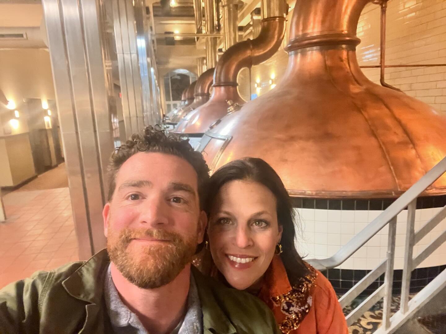 Anyone know where this special place is and what those copper kettles were used for? 

The hubs and I visited them for a selfie and smooch while we were in the neighborhood because it also happened to be the location where he first saw me on our wedd