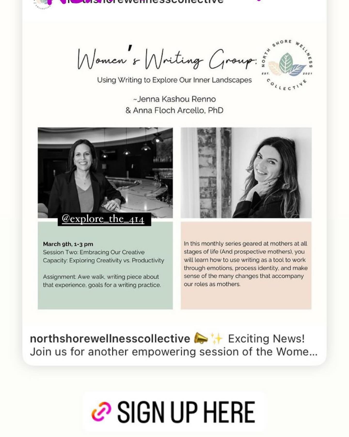 In honor of #internationalwomensday invest in yourself and join us Saturday @northshorewellnesscollective to connect with other likeminded women. 💜 we&rsquo;re fun :)