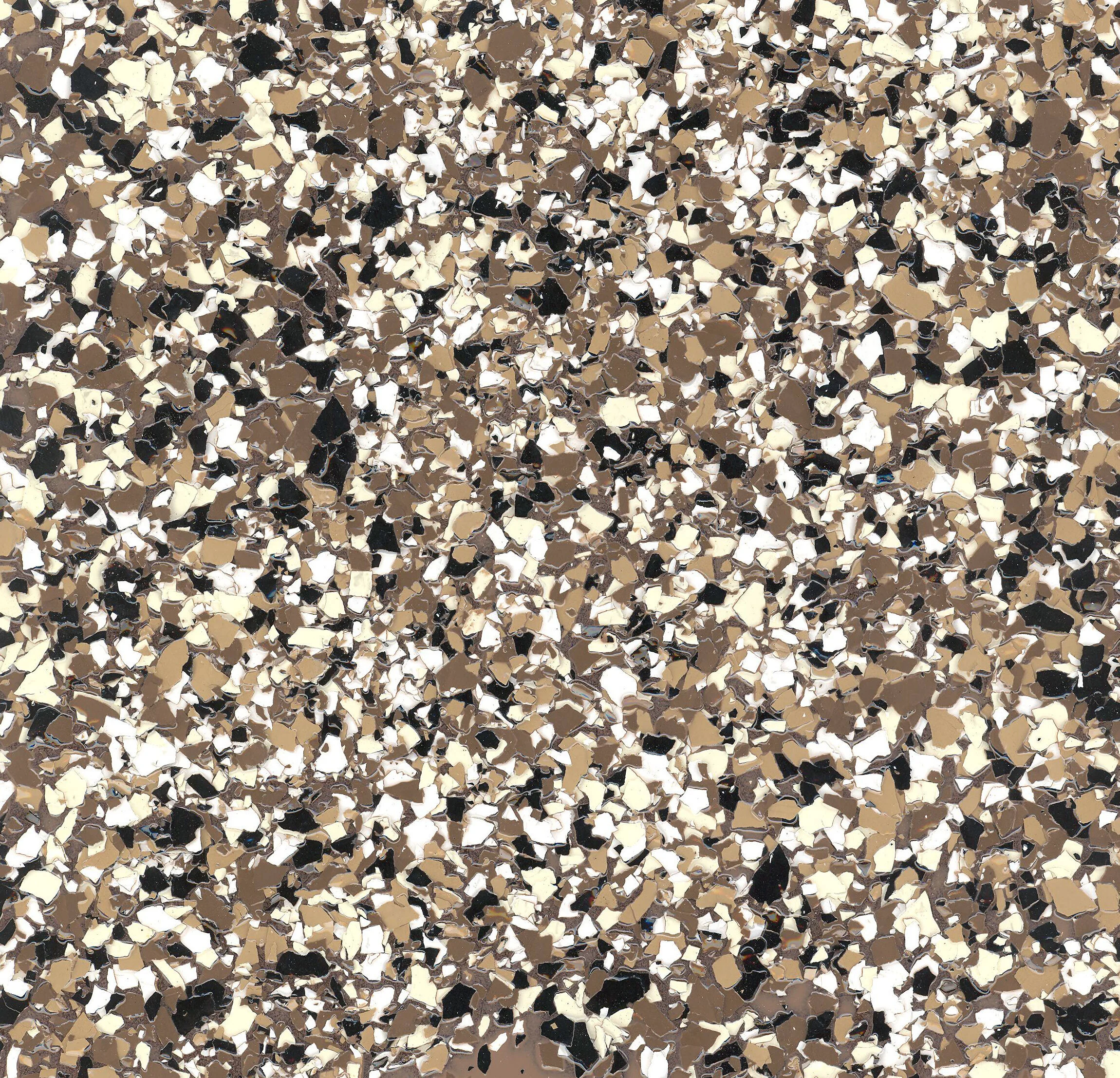 Autumn Brown Garage Floor Coating Flake Blend