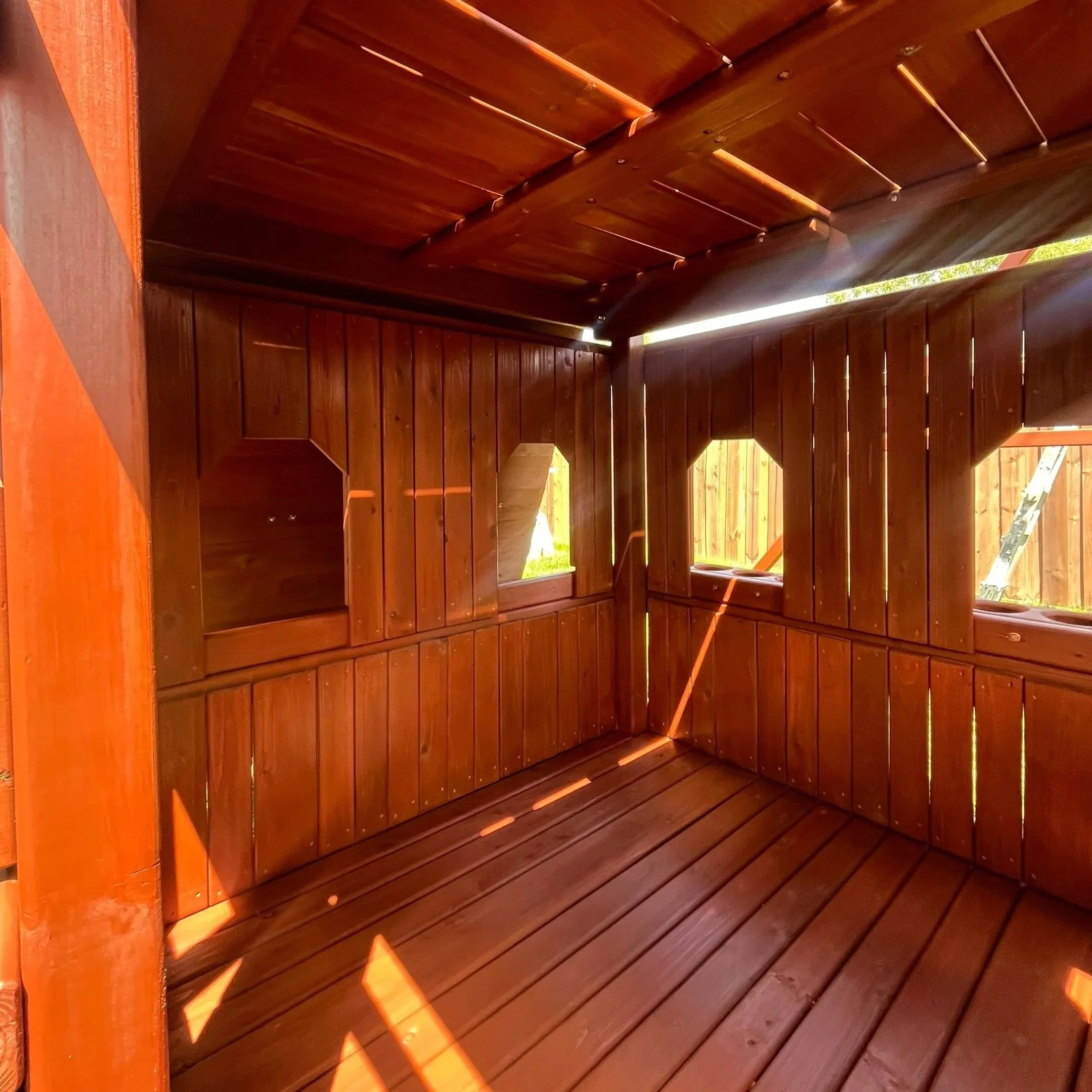 Refinished kids clubhouse