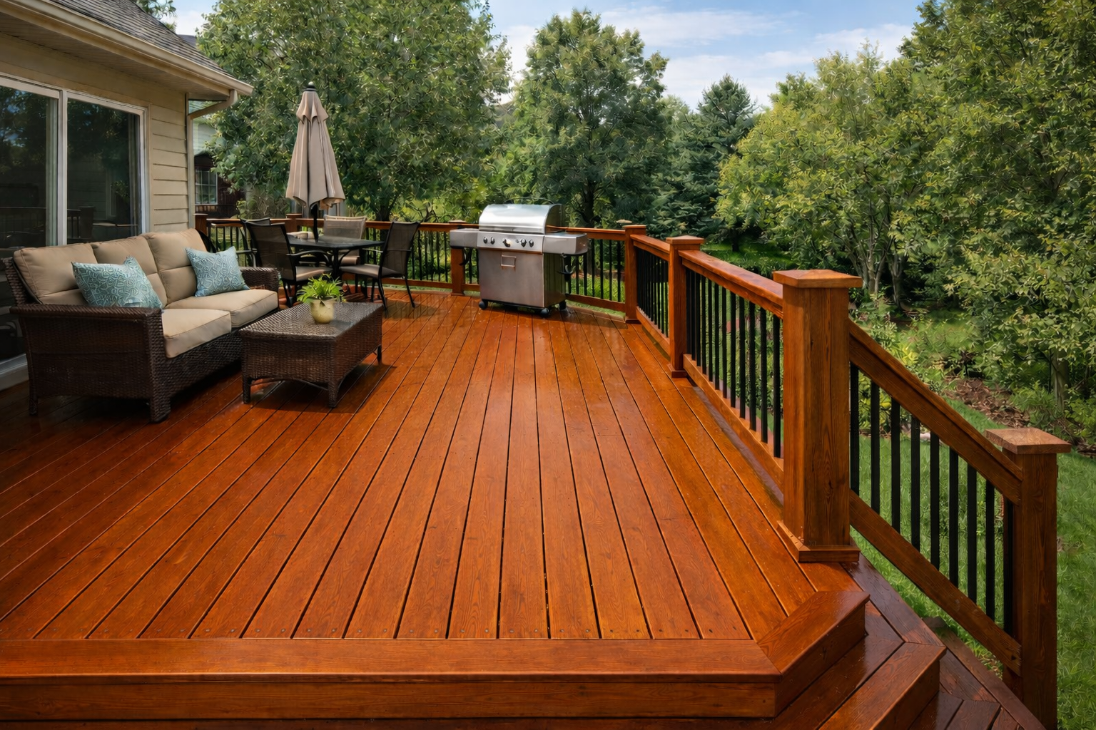 Refinished Deck in Minnesota