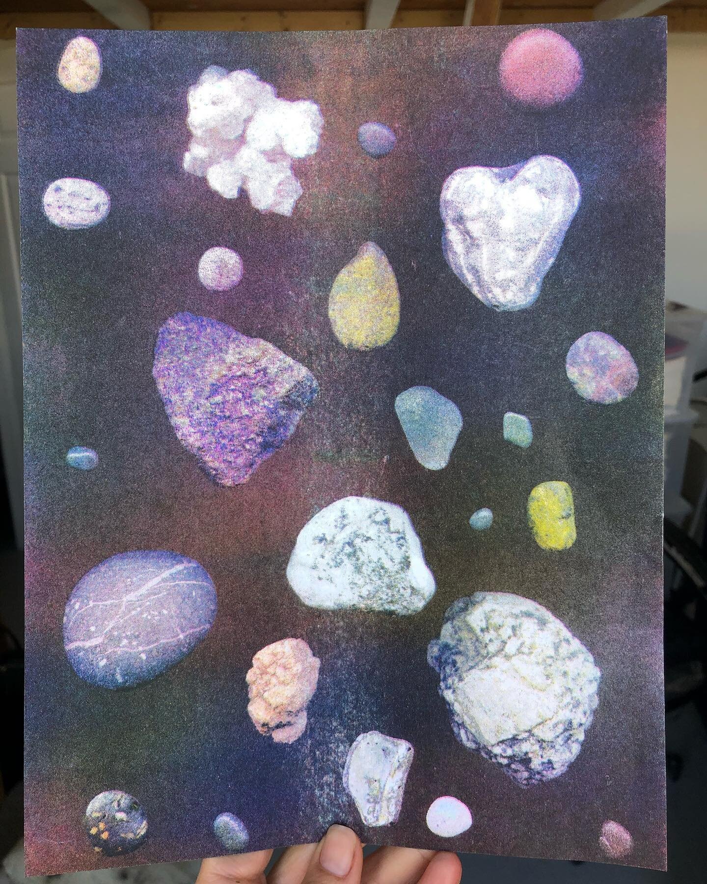 A universe of meaningful pebbles printed for @albaglia