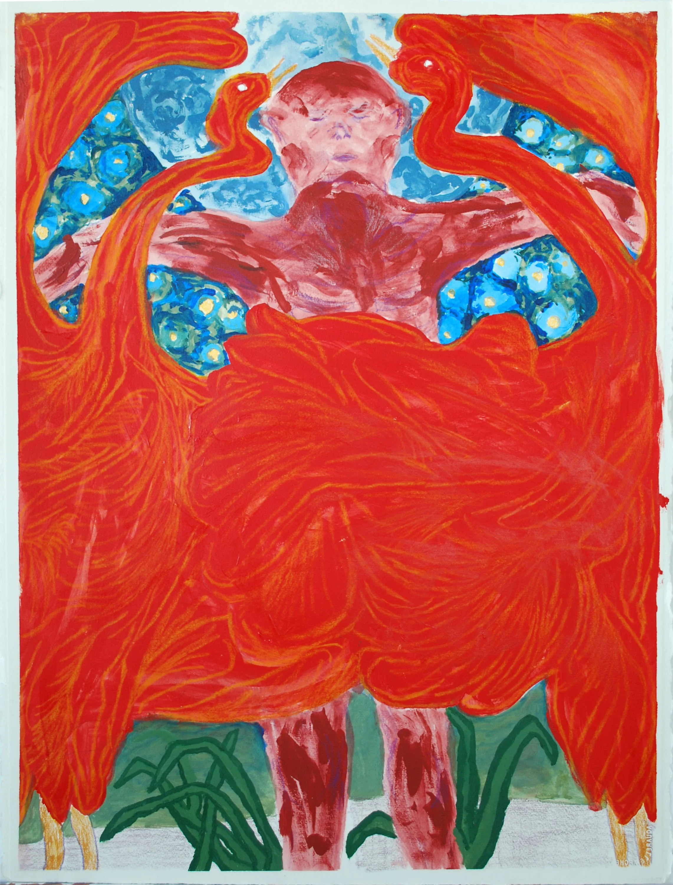 Untitled, colored pencil and acrylic on paper, 2019.jpg