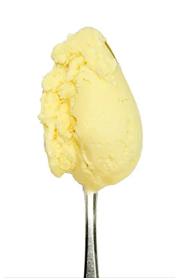 Olive oil and sage honey ice cream