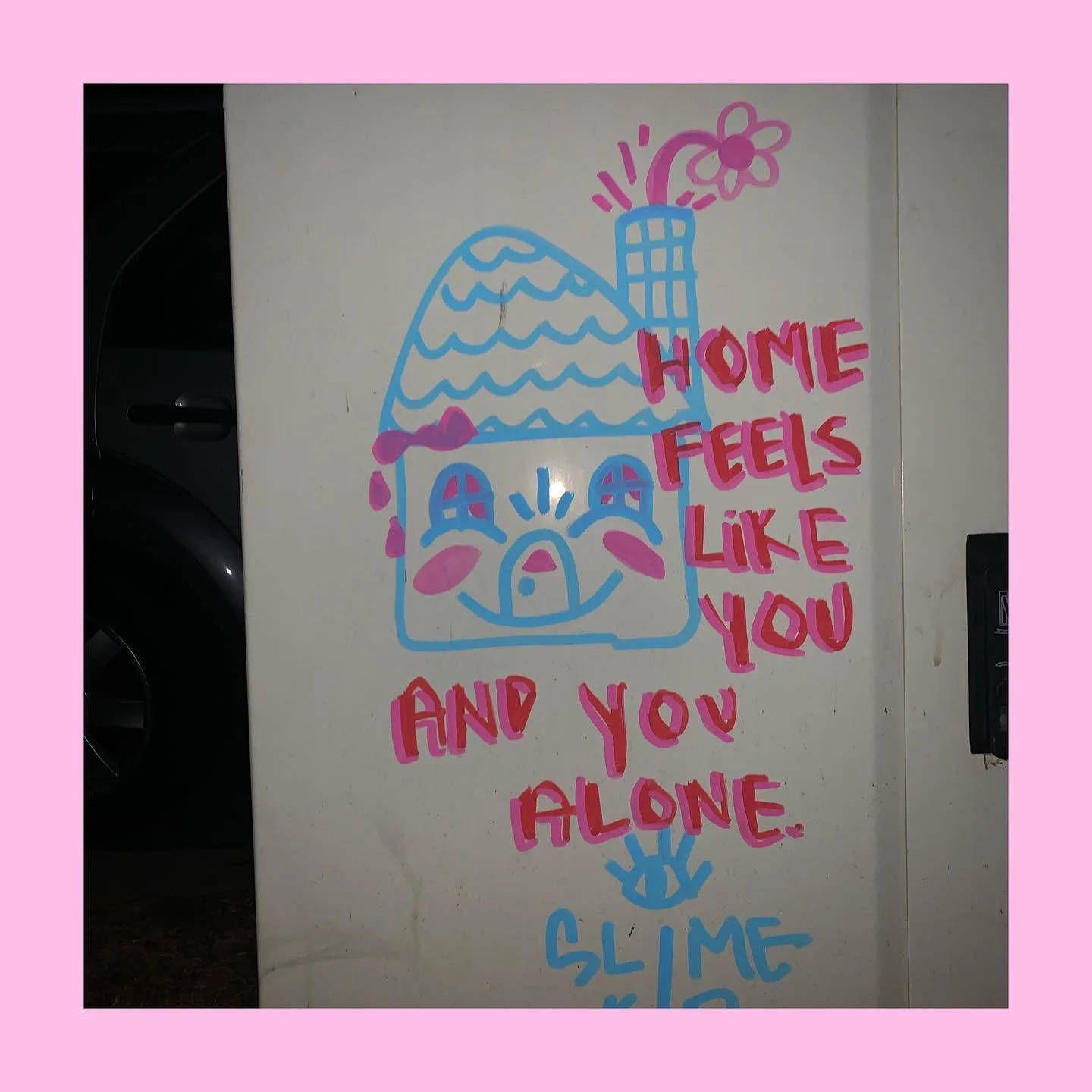 DUMP 🏡🏡🏡

.
.
.
.
.
#graffiti #streetart #tag #slimekid #caphilldenver #comic #drawing #illustration #art #graphicdesign #design #paintings #journal #journaling #sketch #pen #brushpen #paintmarker #zine #tagging #poem #Colorado #pastels #trans #lg