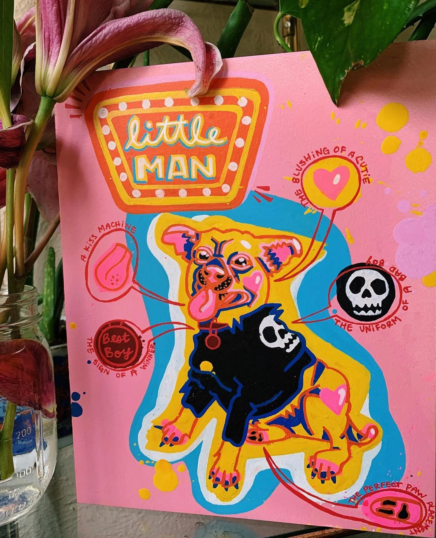 The Study of Little Man. 
💕☠️👅🥇
Now that the present has been received I&rsquo;m happy to share it! What a great boy!
.
.
.
.
.
#graffiti #streetart #tag #denver #slimekid #caphilldenver #comic #drawing #illustration #art #graphicdesign #design #p