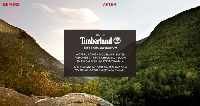 Timberland - Color Correction (Before and After)