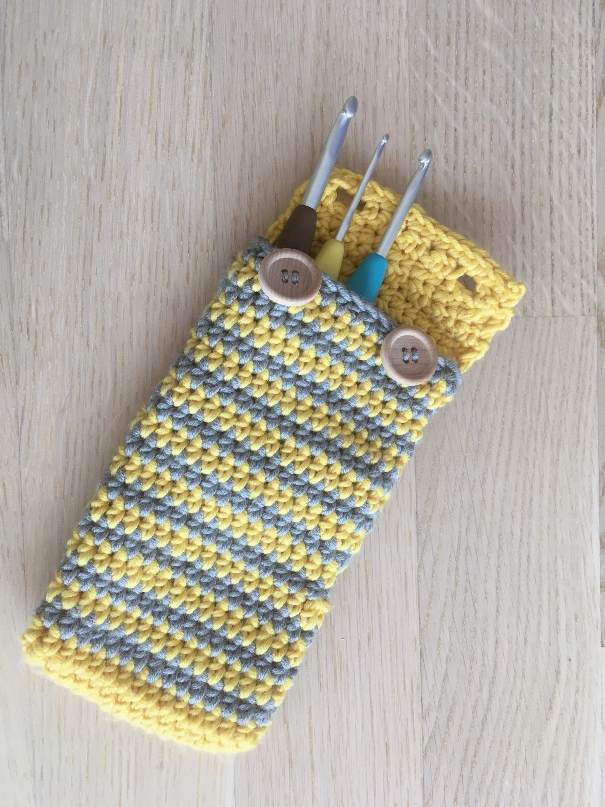 Ein Zuhause für meine Häkelnadeln - eine Anleitung