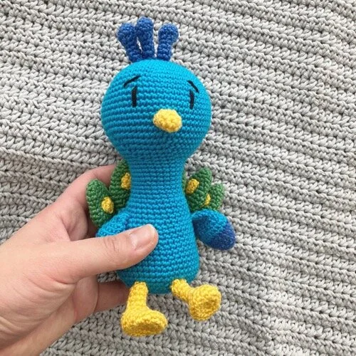 Häkelanleitung Pfau Pascal