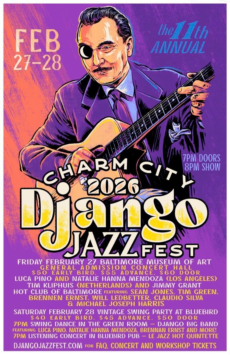11th Annual Charm City Django Jazz Fest: Vintage Paris Swing Party at The Bluebird