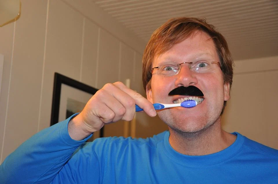 Dr. Clark takes care of his teeth too!