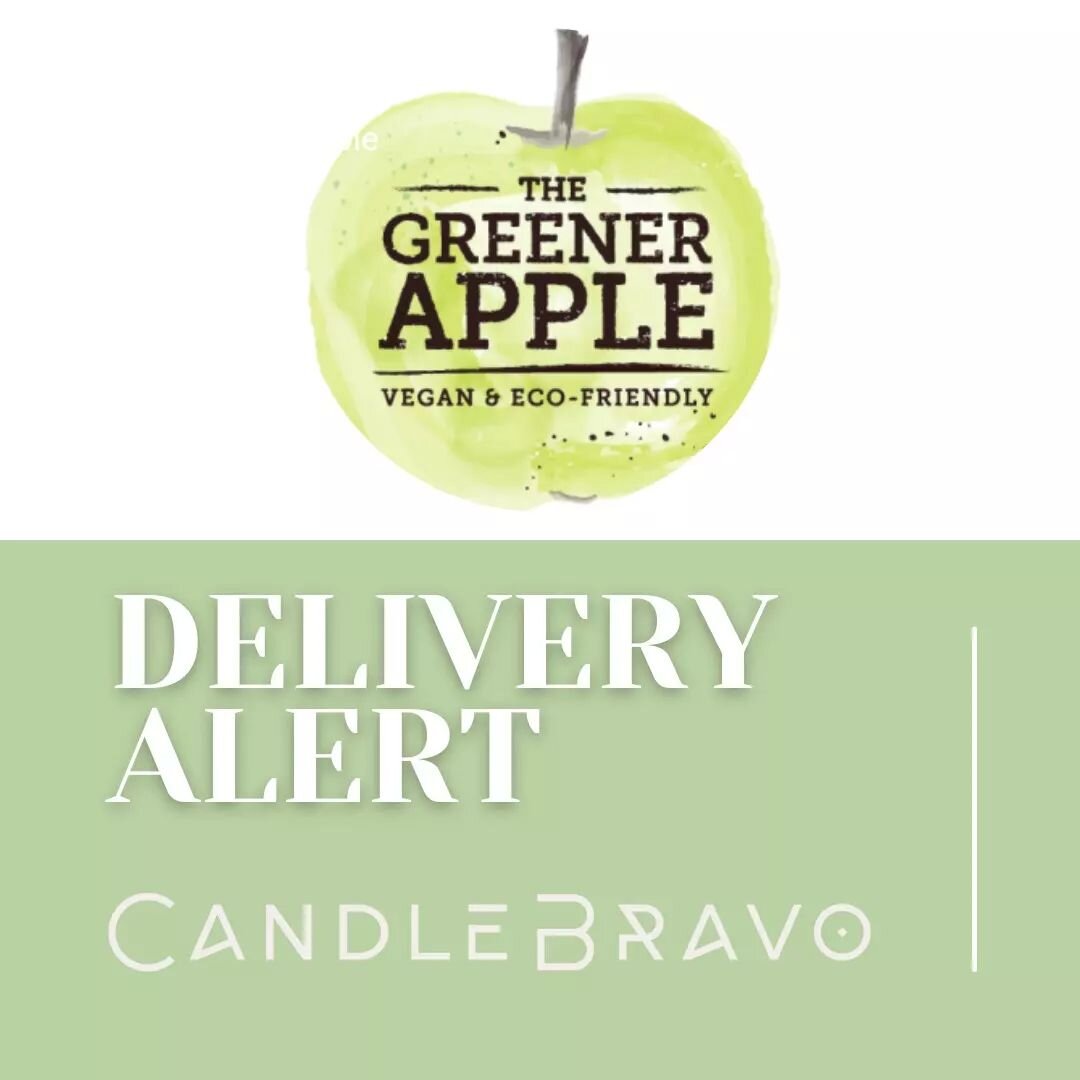 🚨 Delivery Alert 🚨 Check out your favorite (or soon to be) candle tins and jars at The Greener Apple! | Aged Oak + Amber | White Tea + Thyme | Champagne + Citrus | Black Tea + Bergamot in stock now 🍏 @greenerapple @book_buyers #candlelover #soycan